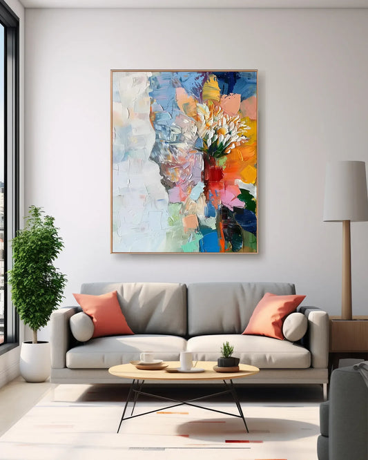 Abstract Colorful Wall Artwork for Office No.009