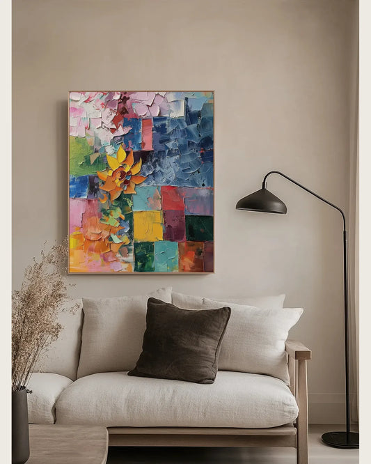 Abstract Colorful Wall Decor for Dining Room No.007