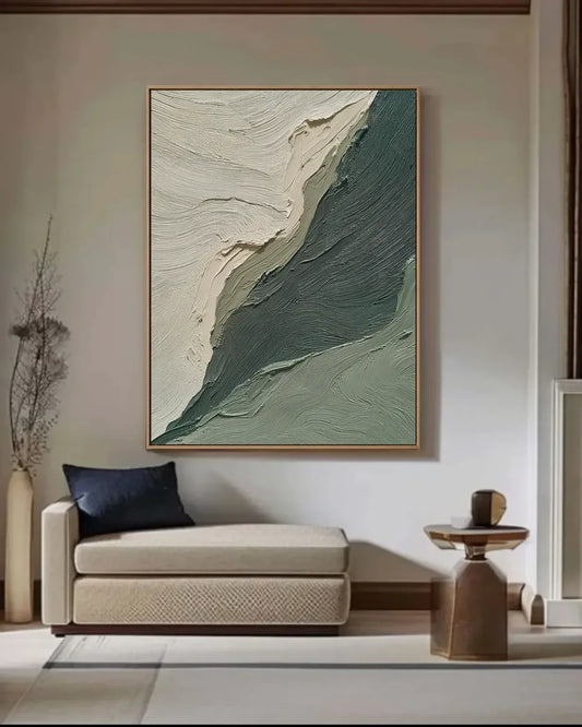 Abstract Wabi Sabi Canvas Painting No.080