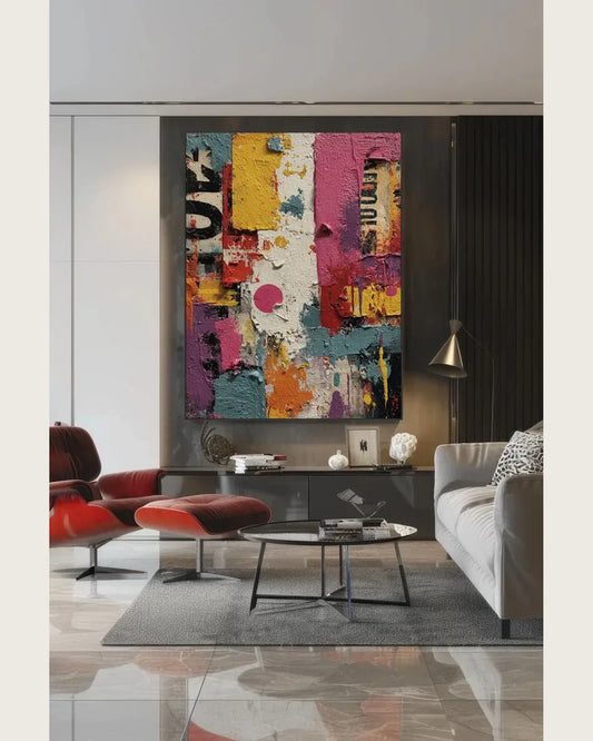 Cartoon Graffiti Canvas Painting No.022