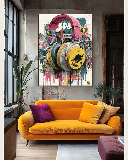 Cartoon Graffiti Wall Art No.019