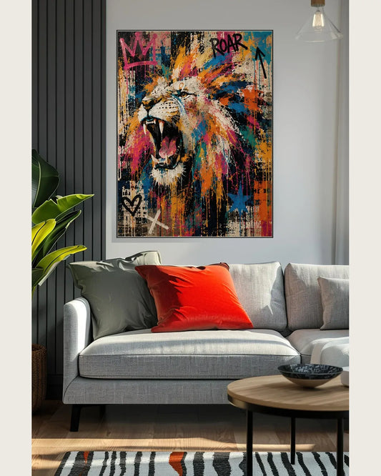 Colorful Cartoon Graffiti Wall Decor No.033