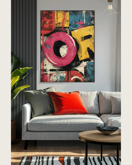 Colorful Cartoon Wall Decor No.105