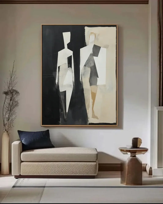 Hand Painted Minimalist Wall Art No.056