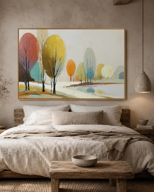 Horizontal Abstract Wabi Sabi Canvas Art No.110