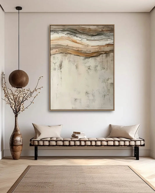 Japandi Minimalist Canvas Painting No.035