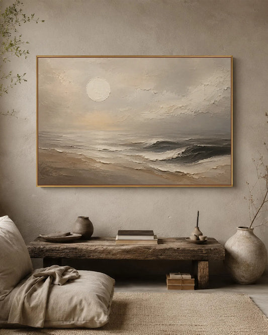 Large Abstract Wabi Sabi Wall Art No.133