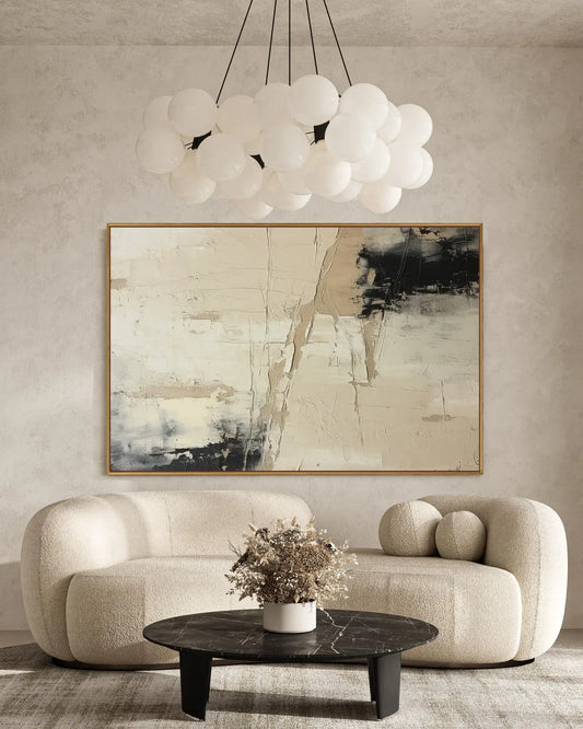 Large Abstract Wabi Sabi Wall Decor No.136