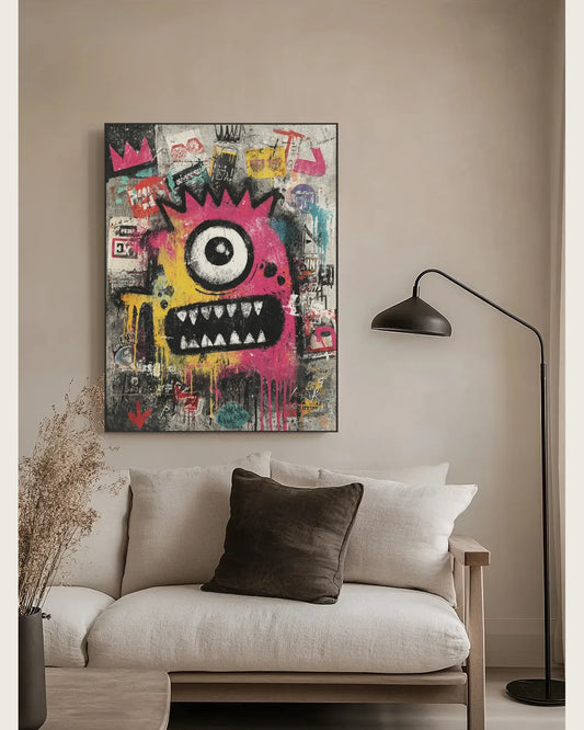 Large Graffiti Canvas Art No.071