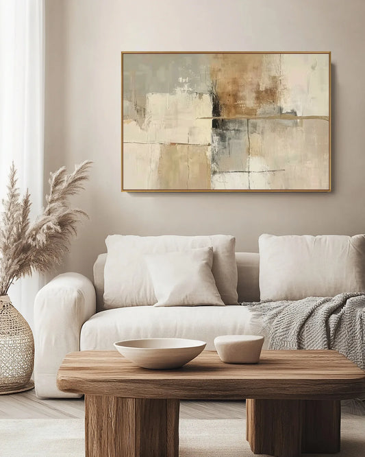 Large Natural Tone Wabi Sabi Wall Decor No.151