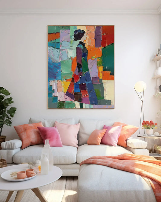 Modern Colorful Canvas Artwork for Office No.024