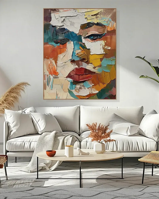 Modern Colorful Canvas Painting for Dining Room No.022