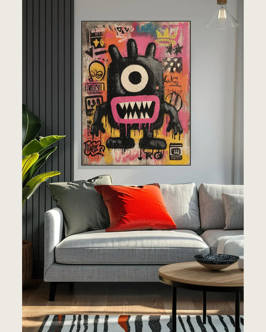 Modern Graffiti Canvas Art No.065