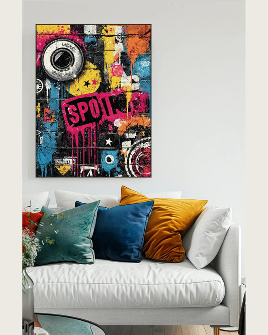 Modern Graffiti Wall Art No.061