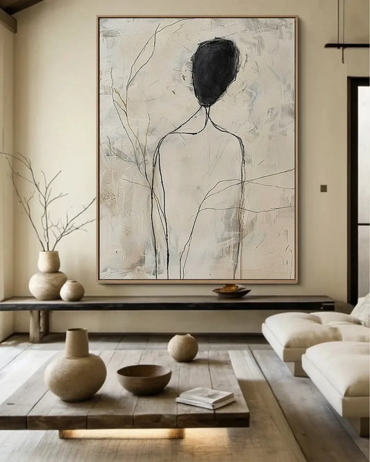 Neutral Wabi Sabi Wall Art No.021