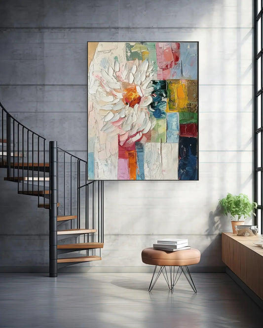 Oversized Colorful Wall Artwork for Dining Room No.037