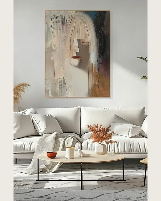 Simple Texture Canvas Art No.062