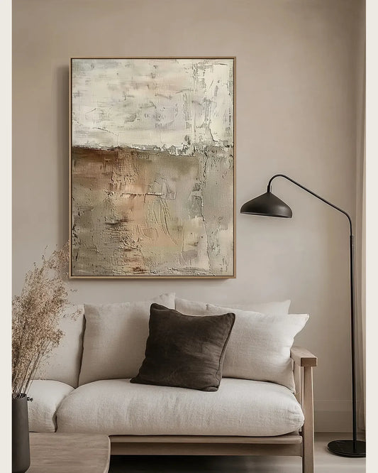 Soft Neutral Wabi Sabi Wall Art No.031