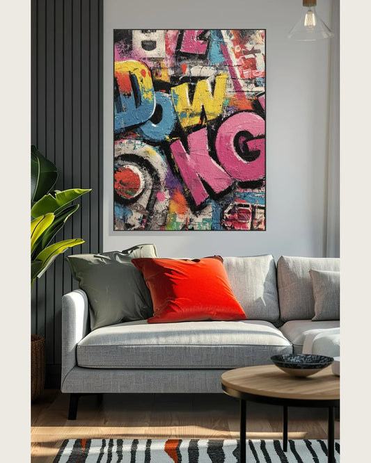 Urban Graffiti Canvas Art No.089