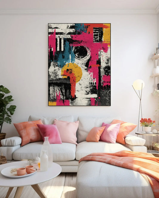 Urban Graffiti Canvas Painting No.088