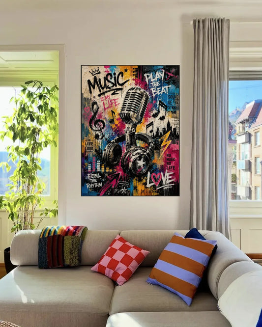 Urban Street Canvas Painting No.076