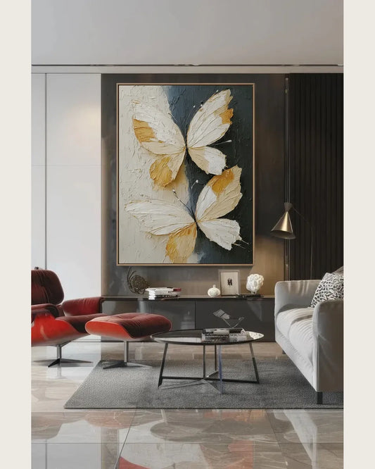 Yellow Butterfly Painting No.115
