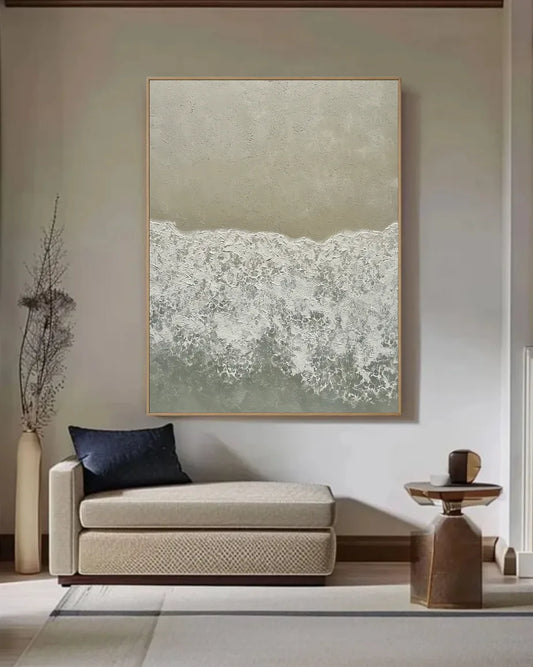 Quiet Shoreline Sand And Foam No.034