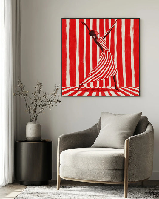 Red And White No.020