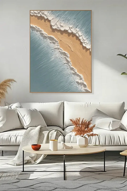 Tide Channel Teal And Sand No.046