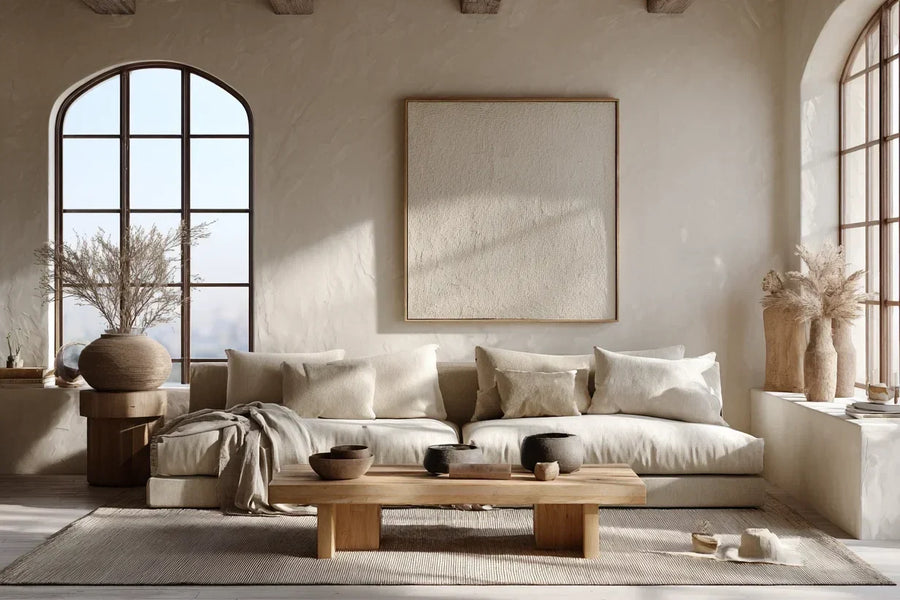 Neutral Wabi Sabi Living Room Ideas: Creating a Calm and Timeless Space