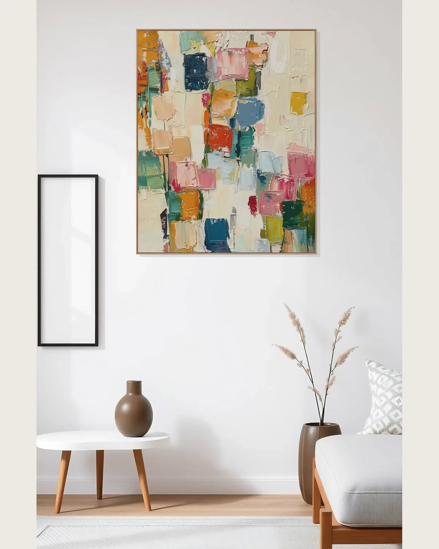 Abstract Colorful Art On Canvas for Bedroom No.005