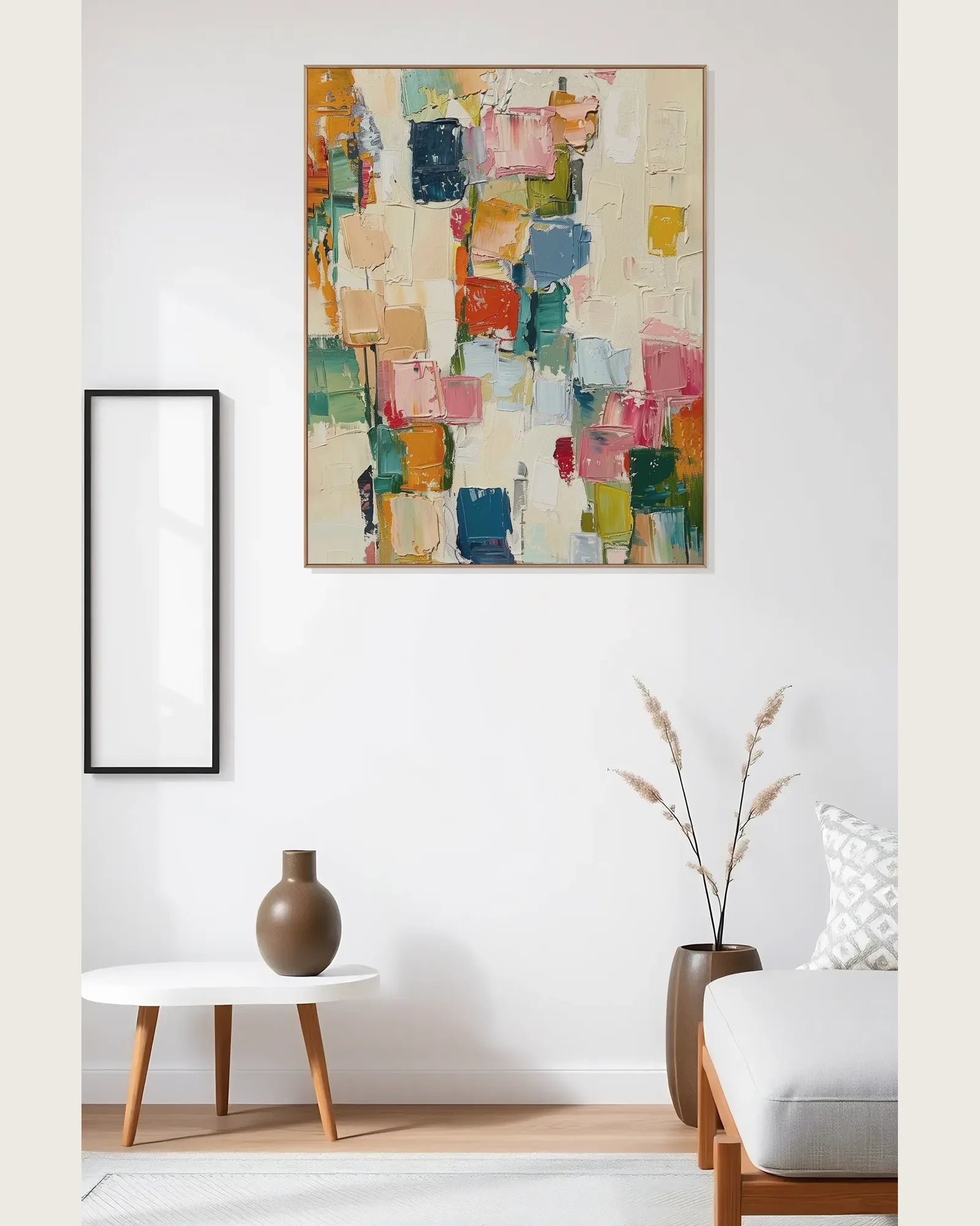 Abstract Colorful Art On Canvas for Bedroom No.005