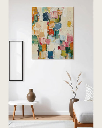 Abstract Colorful Art On Canvas for Bedroom No.005