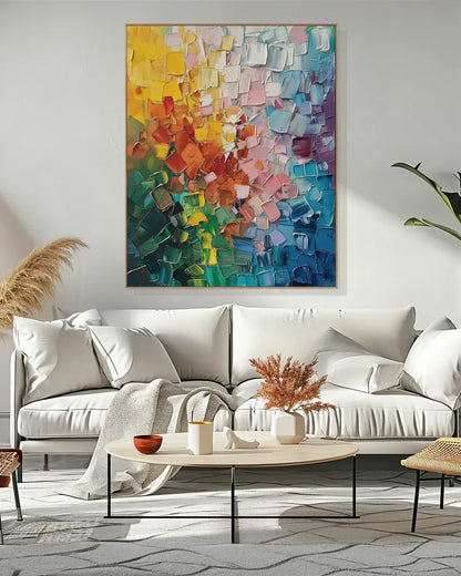 Abstract Colorful Art Wall Painting for Large Walls No.014