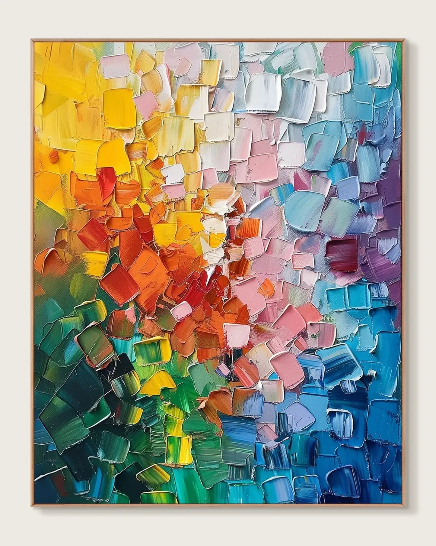 Abstract Colorful Art Wall Painting for Large Walls No.014