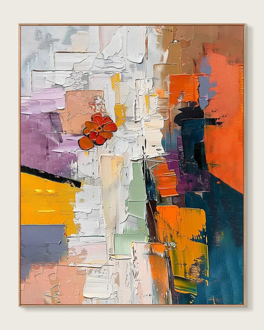 Abstract Colorful Art for Living Room No.001