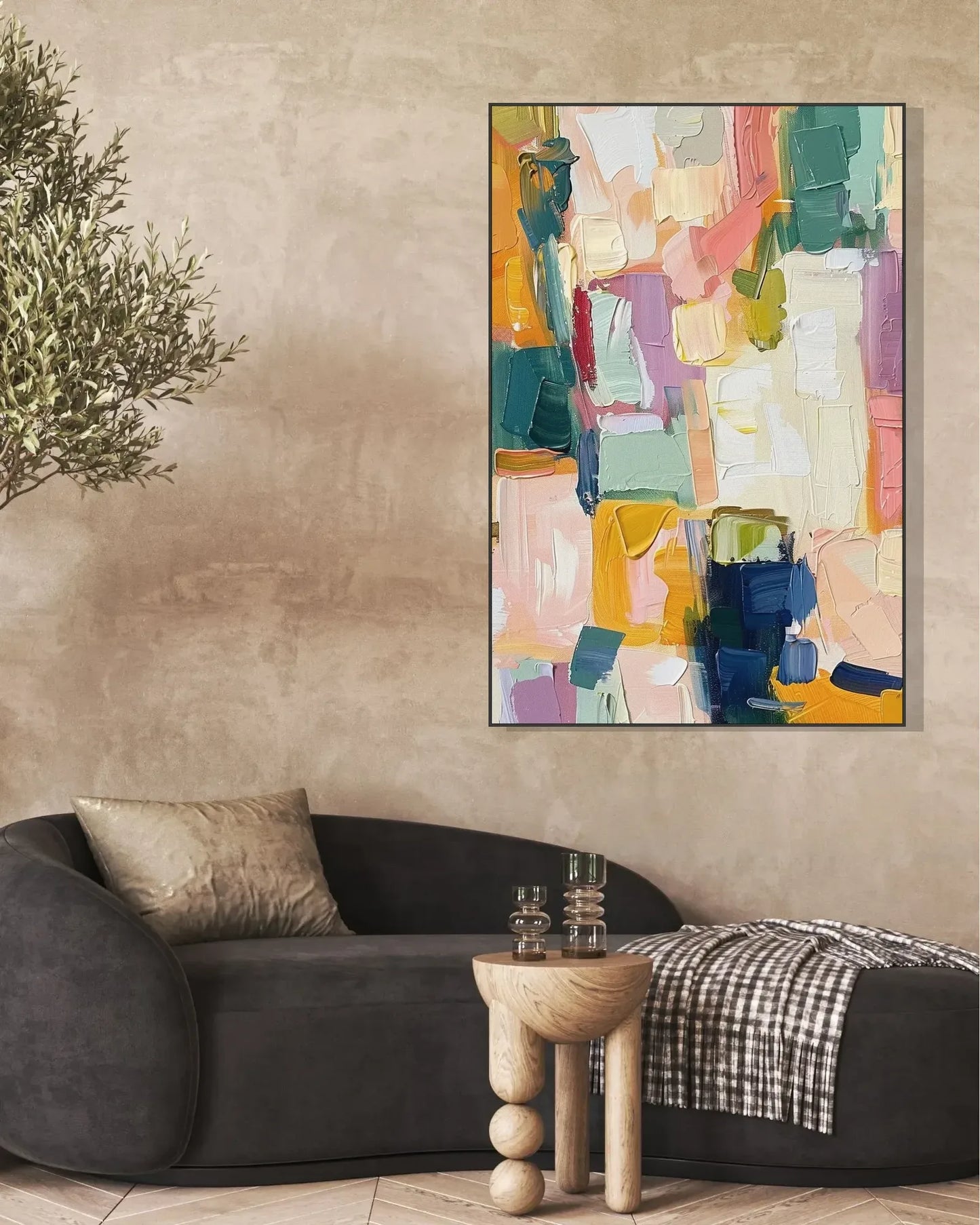 Abstract Colorful Artwork for Living Room No.003