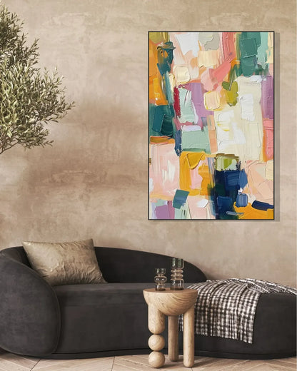 Abstract Colorful Artwork for Living Room No.003