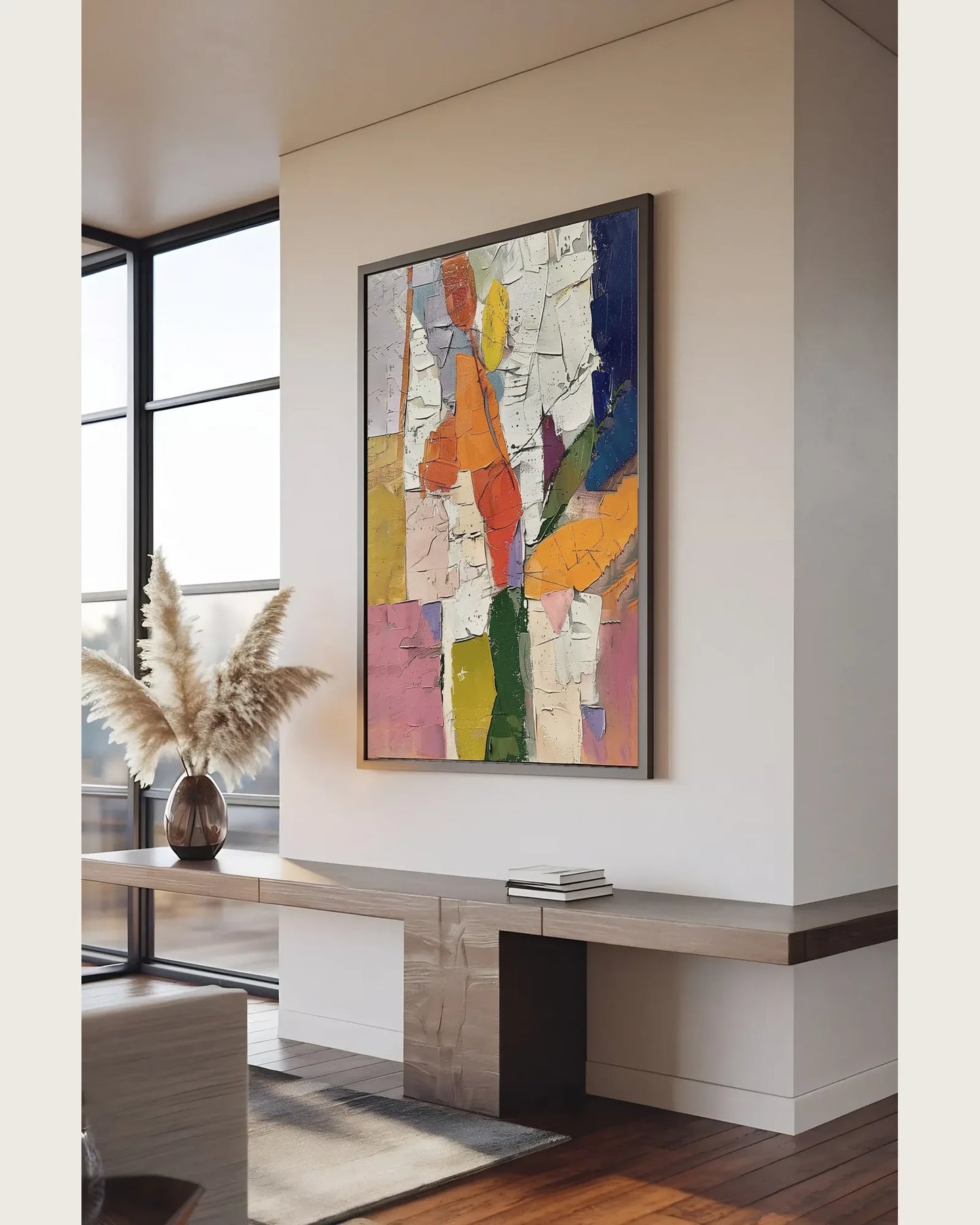 Abstract Colorful Canvas Art for Bedroom No.006