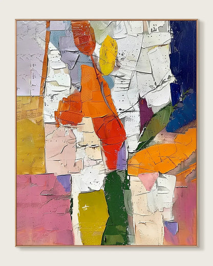 Abstract Colorful Canvas Art for Bedroom No.006