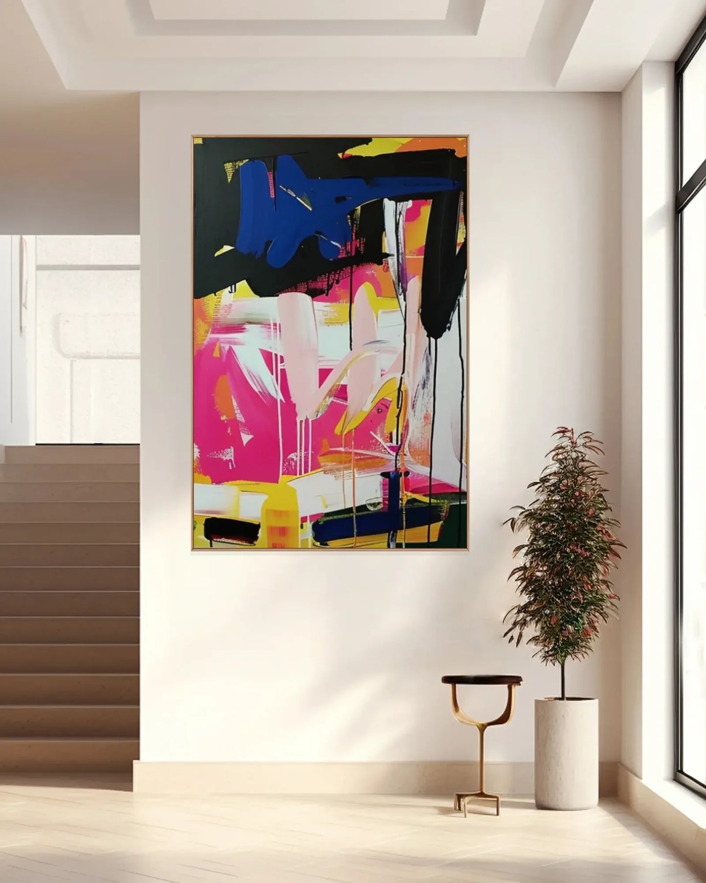 Abstract Colorful Canvas Wall Art for Modern Home No.013