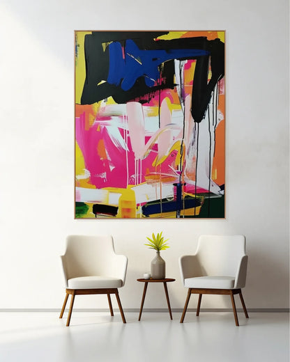 Abstract Colorful Canvas Wall Art for Modern Home No.013