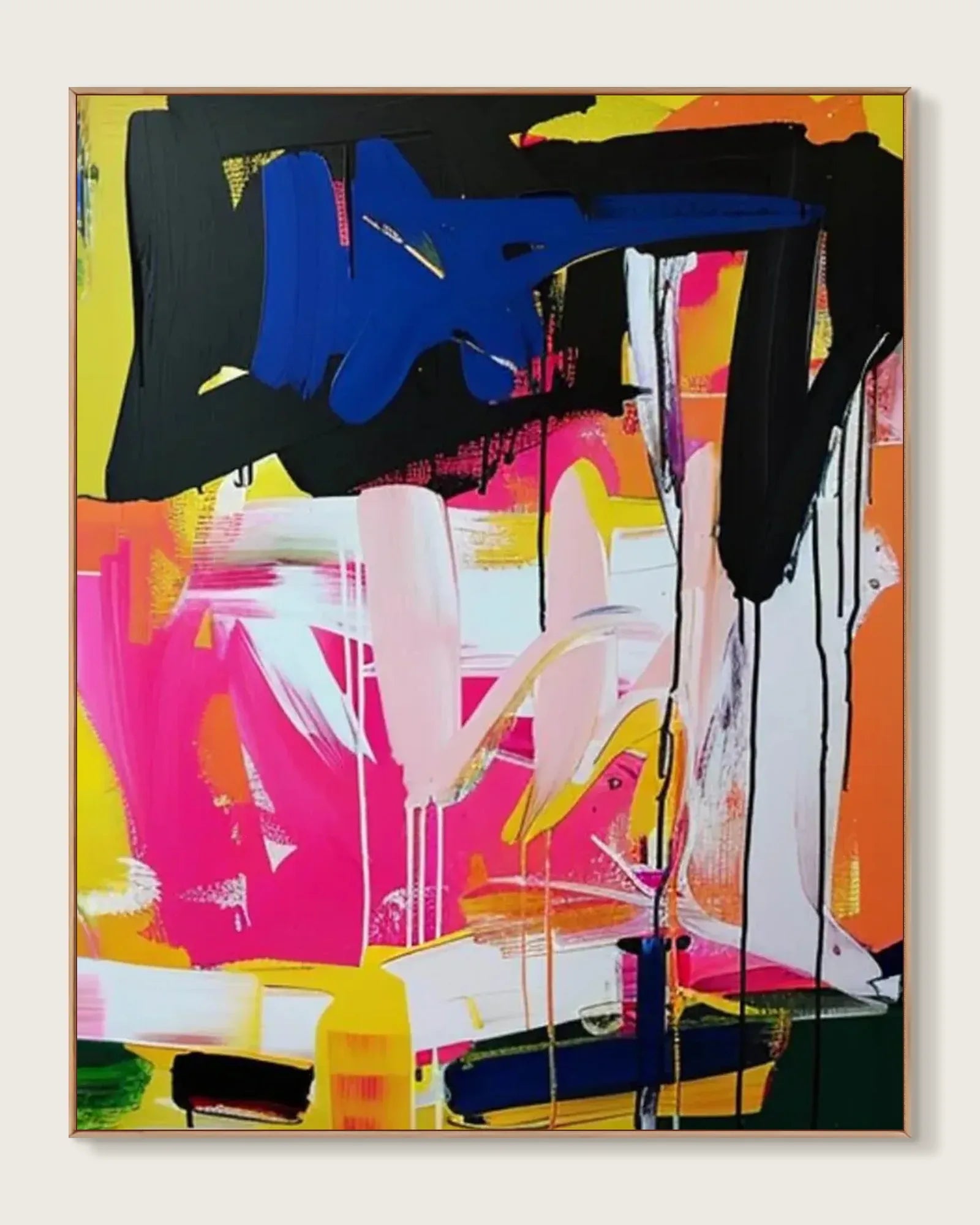Abstract Colorful Canvas Wall Art for Modern Home No.013