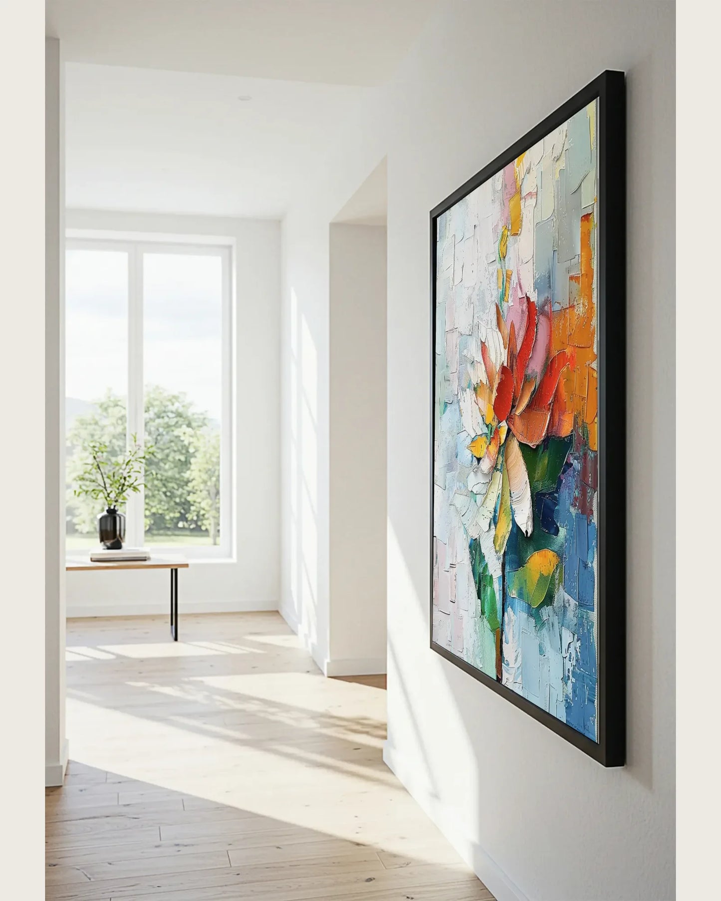 Abstract Colorful Contemporary Art for Hallway No.011