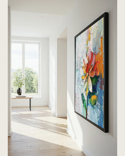 Abstract Colorful Contemporary Art for Hallway No.011