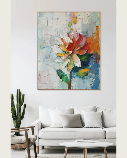 Abstract Colorful Contemporary Art for Hallway No.011