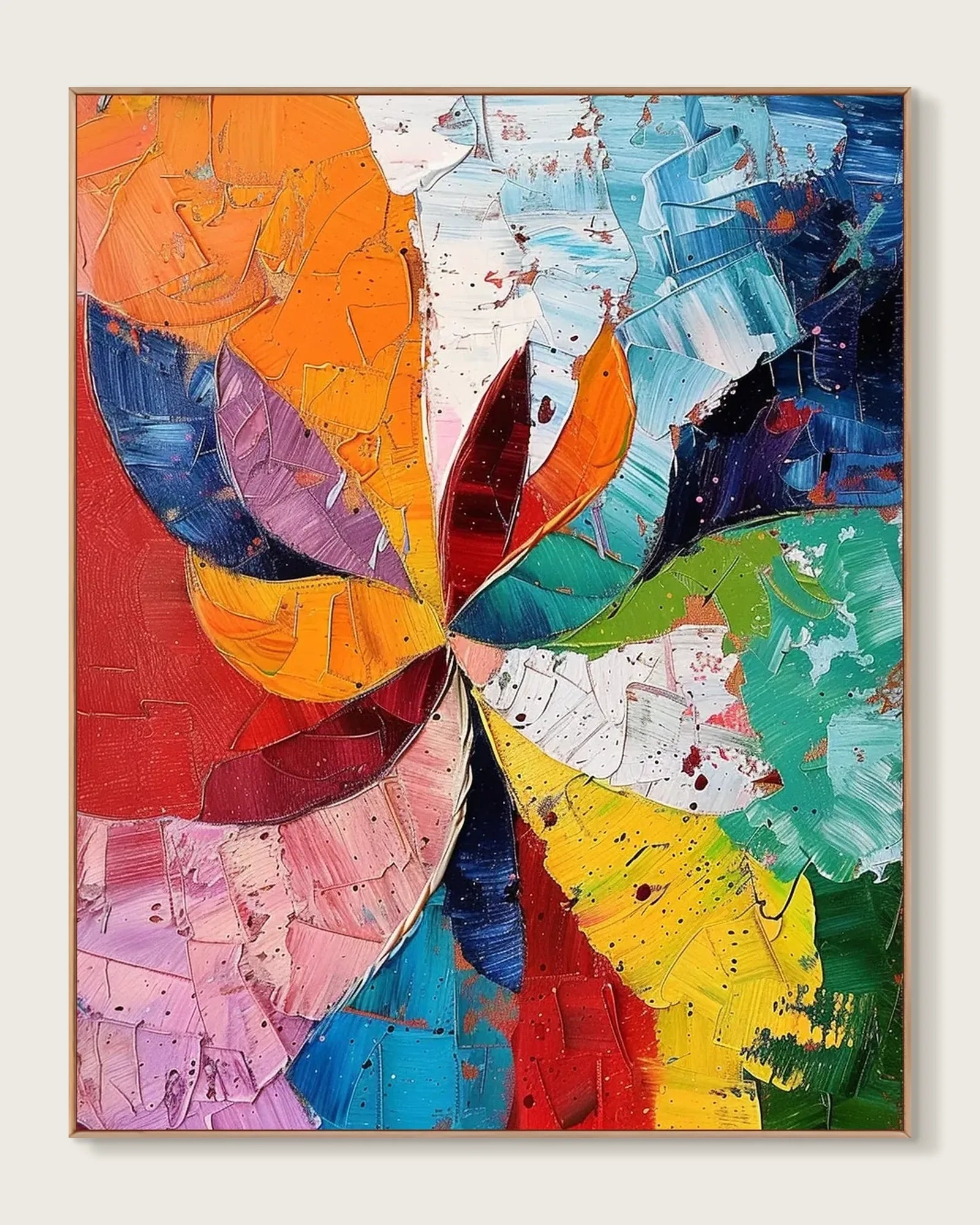 Abstract Colorful Painting On Canvas for Living Room No.004