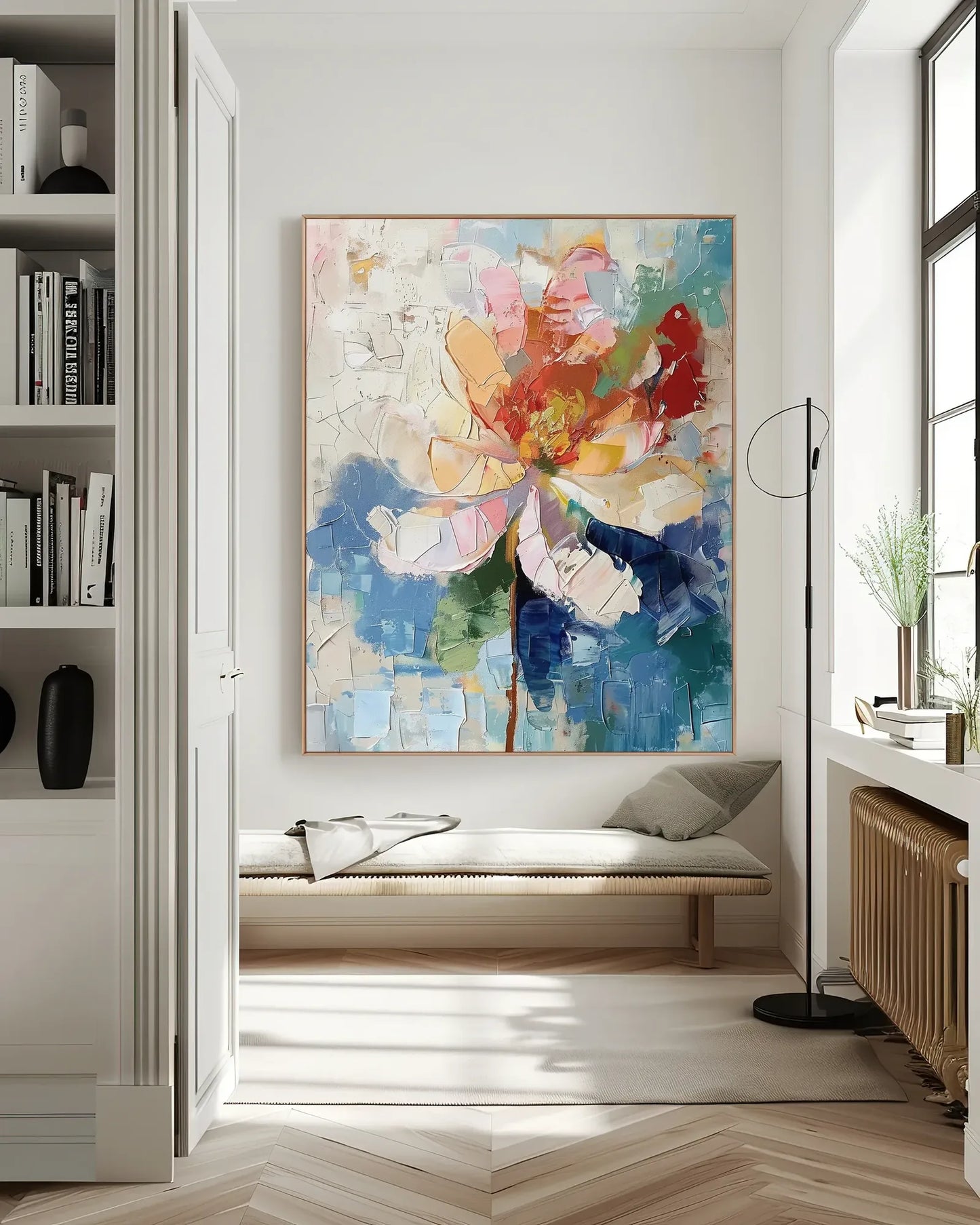 Abstract Colorful Statement Artwork for Apartment No.012