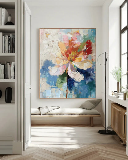 Abstract Colorful Statement Artwork for Apartment No.012
