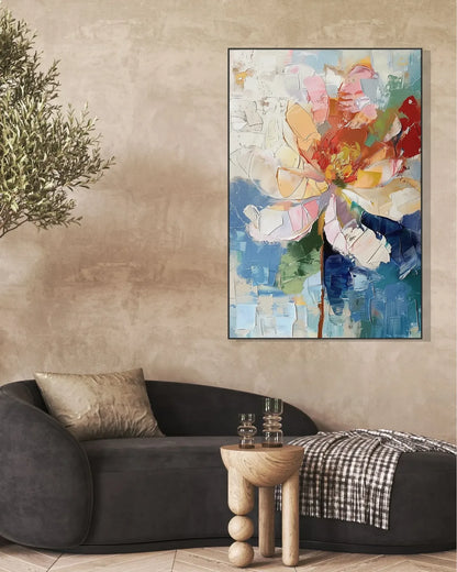 Abstract Colorful Statement Artwork for Apartment No.012